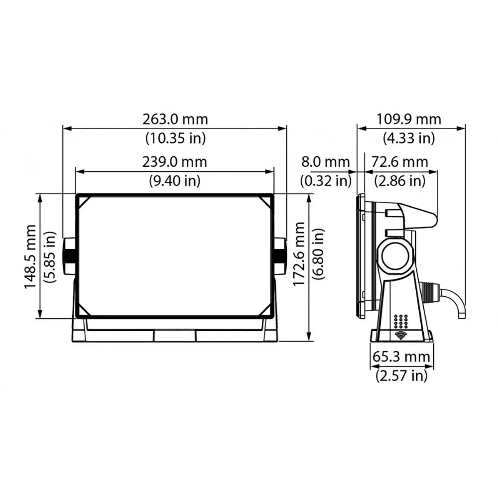 Купить Navico 000-15219-001 Плоттер NSX Simrad 3009 9´´ Black 30x30x35 263 x 173 x 110 mm 7ft.ru в интернет магазине Семь Футов