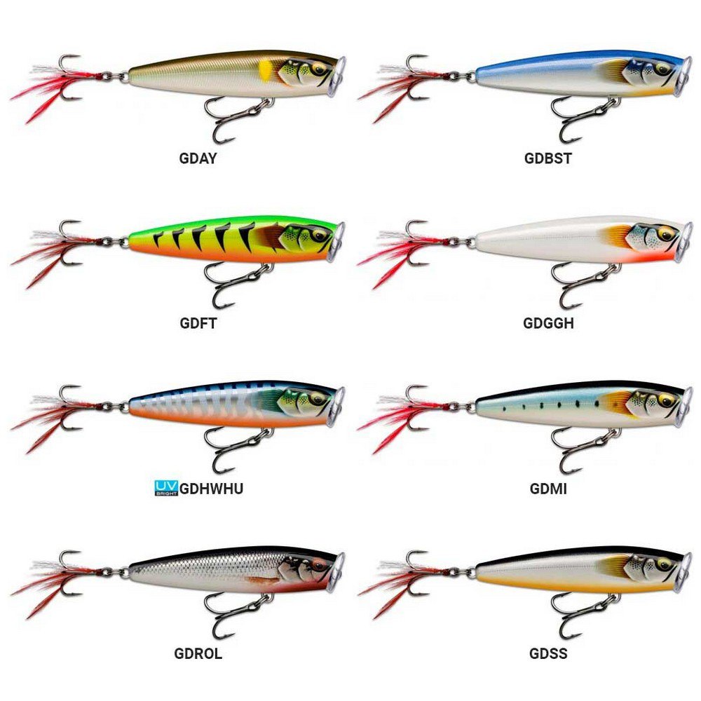 Купить Rapala RA5823177 Skitter Pop Elite Floating Поппер 95 mm 17g GDGGH 7ft.ru в интернет магазине Семь Футов