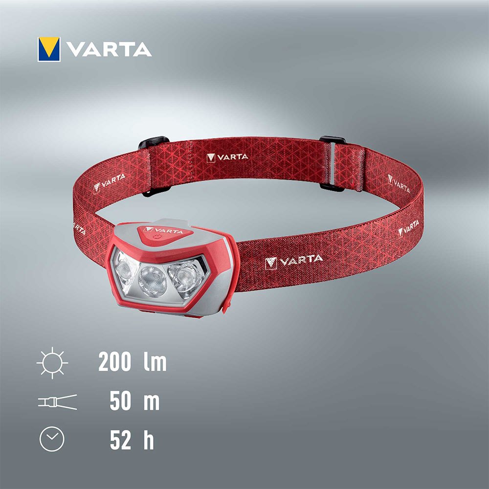 Купить Varta 36494 H20 Pro Фонарик Красный  Red 7ft.ru в интернет магазине Семь Футов