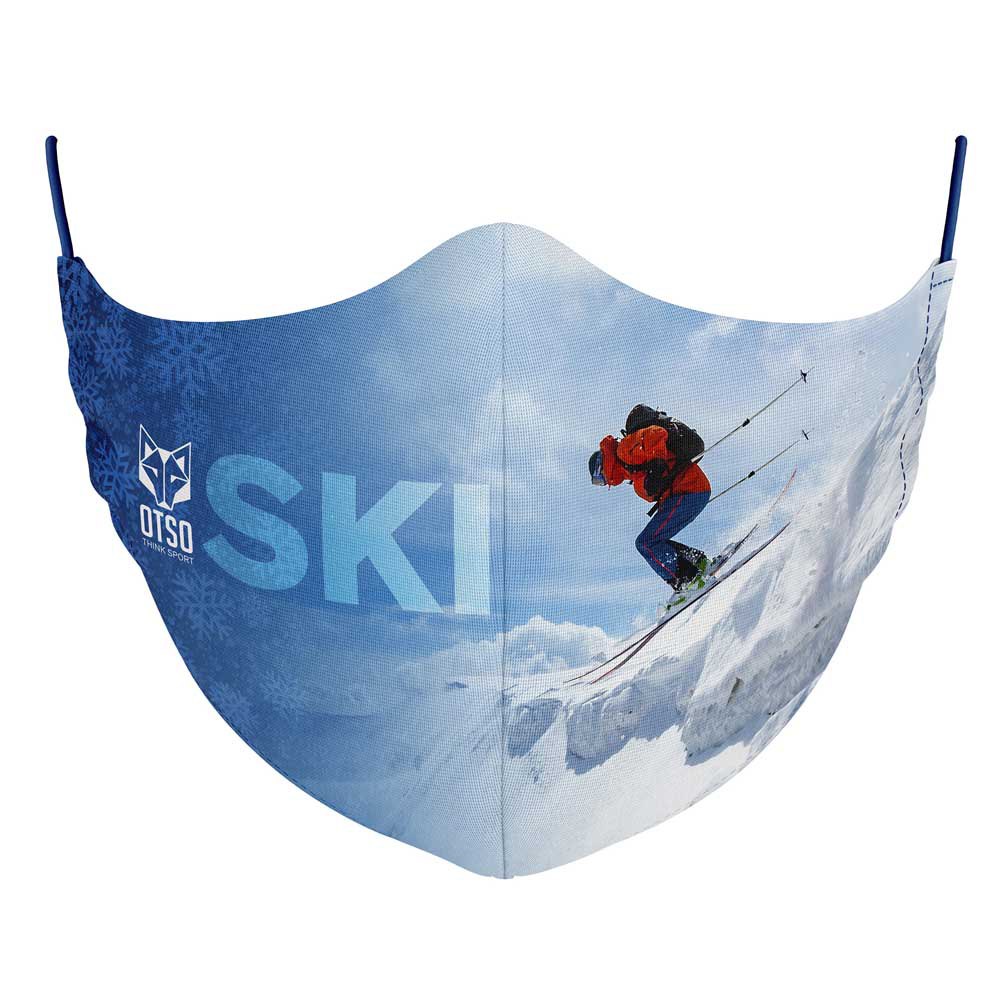 Купить Otso FM-SKI20-USM Ski Маска для лица Голубой  Blue / White S-M 7ft.ru в интернет магазине Семь Футов