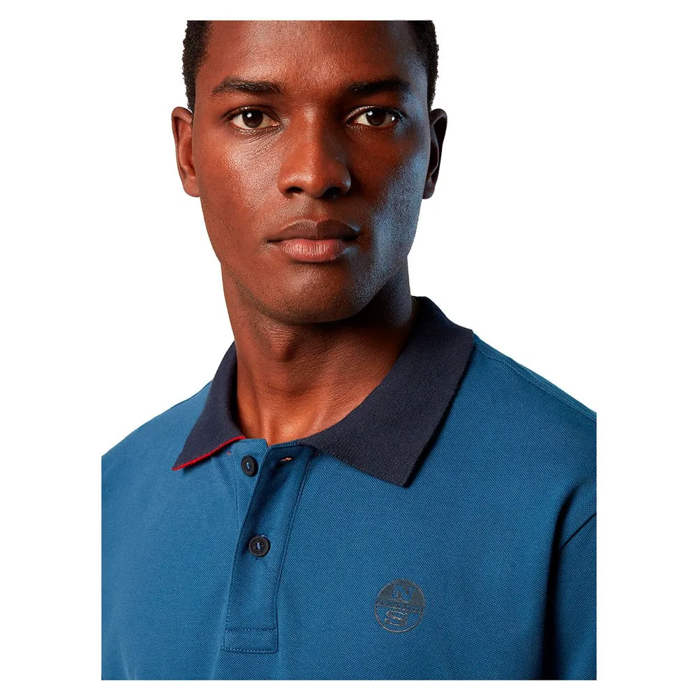 Купить North sails 692400-0787-4XL Поло с короткими рукавами Graphic 692400 Голубой Dark Denim 4XL 7ft.ru в интернет магазине Семь Футов