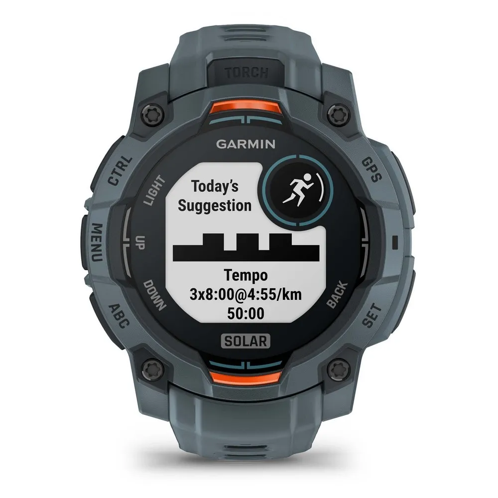 Купить Garmin 010-02934-01 Часы Instinct 3 45 mm Solar  Grey / Grey 7ft.ru в интернет магазине Семь Футов