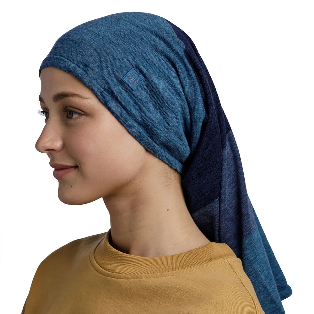 Купить Buff ® 132890.788.10.00 Шарф-хомут Merino Move Block Denim 15x10x5 7ft.ru в интернет магазине Семь Футов