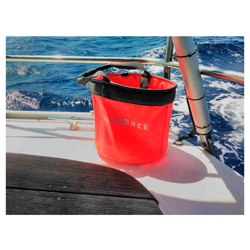 Купить Zulupack i26015 складное ведро 15L Orange 25x25x8 7ft.ru в интернет магазине Семь Футов