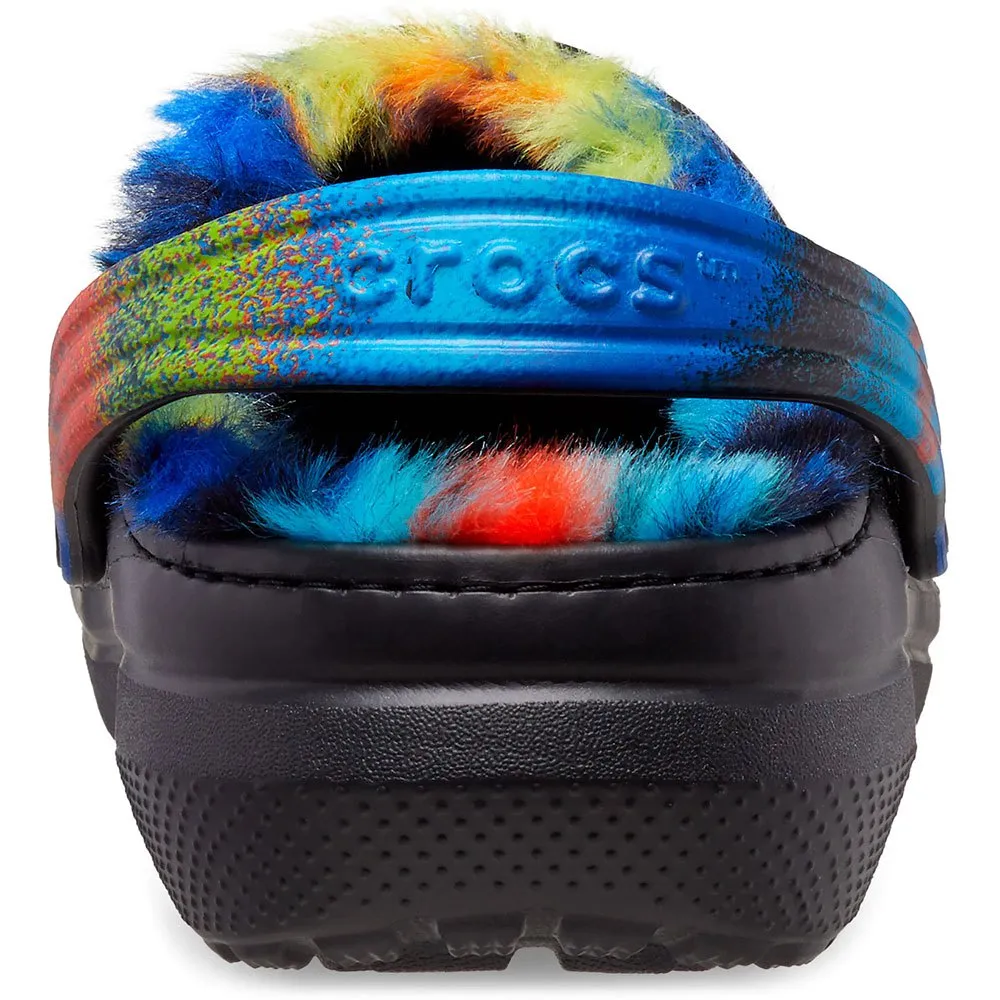 Купить Crocs 208095-0c4-c5 Деревянные башмаки Classic Lined Spray Dye T Black / Multi 35x25x15 EU 20 7ft.ru в интернет магазине Семь Футов