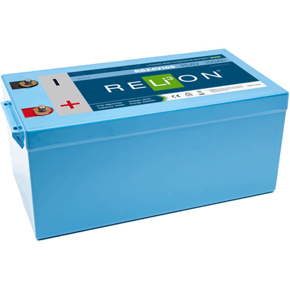 Купить Relion 3940905 RB 100Ah 24V Литиевая батарейка  Light Blue 52.2 x 26.7 x 22 cm 7ft.ru в интернет магазине Семь Футов