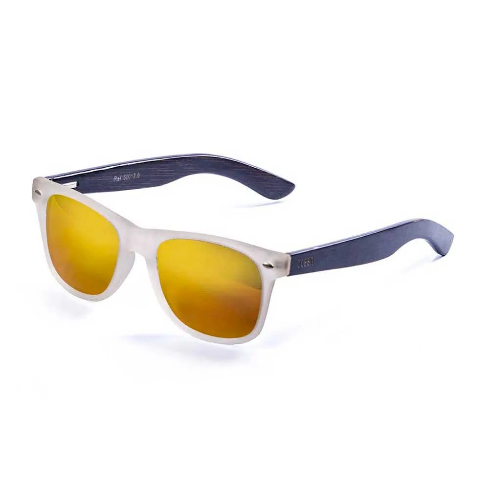Купить Ocean sunglasses 50012.6 поляризованные солнцезащитные очки Beach Wood Белая White Transparent 7ft.ru в интернет магазине Семь Футов