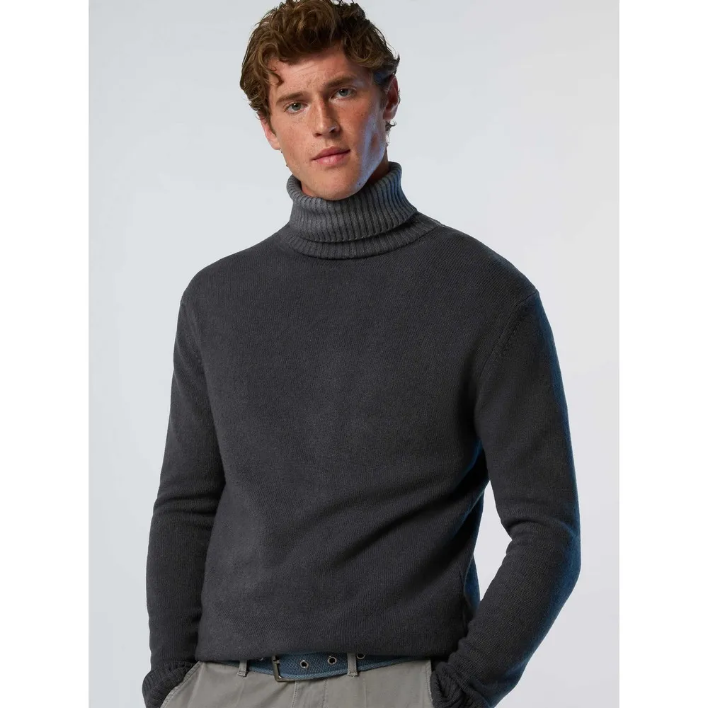 Купить North sails 699165-0952-s Свитер с высоким воротом 5GG Asphalt 35x25x15 7ft.ru в интернет магазине Семь Футов