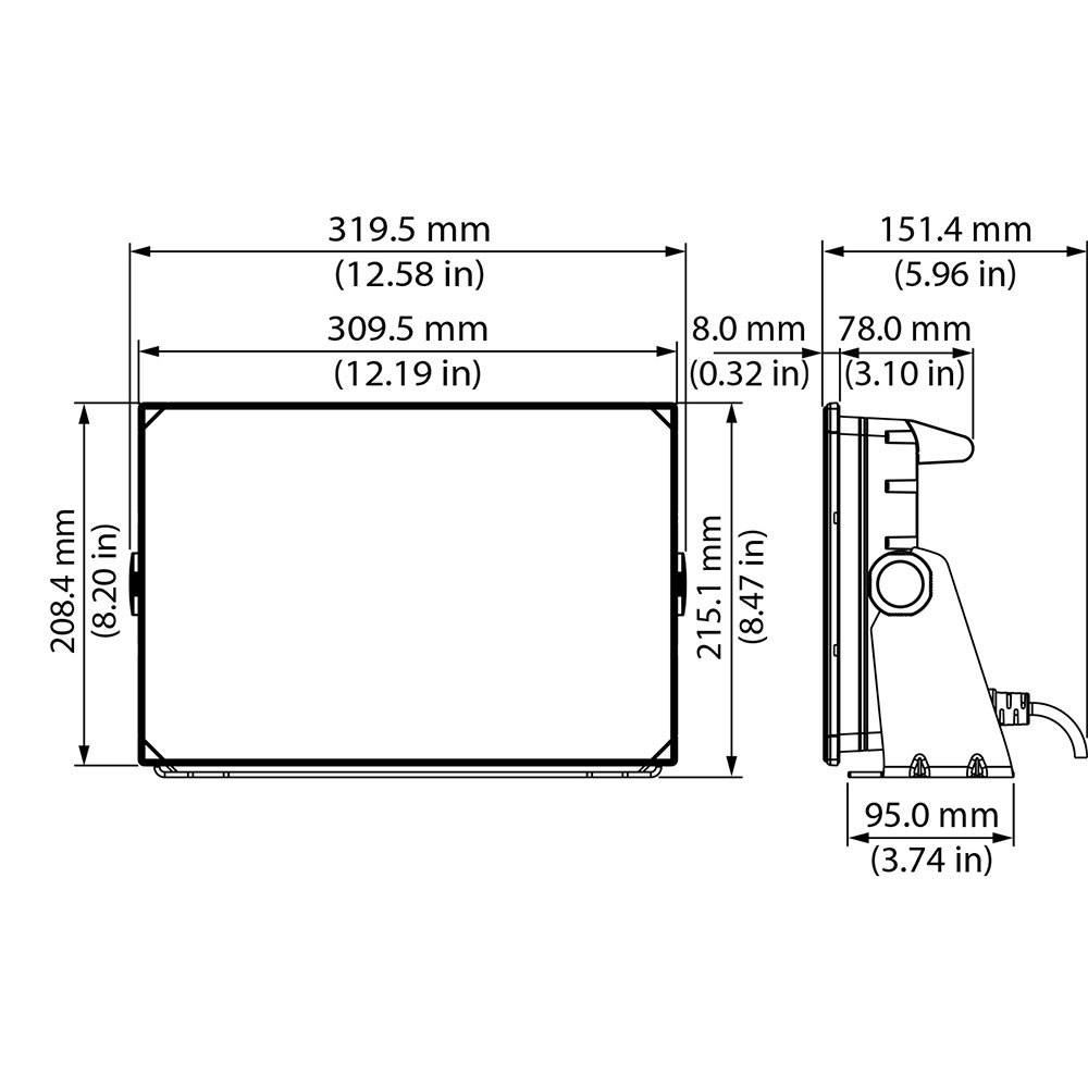 Купить Navico 5606057 NSX 3012 Active Imaging Многофункциональный дисплей с датчиком Black 7ft.ru в интернет магазине Семь Футов