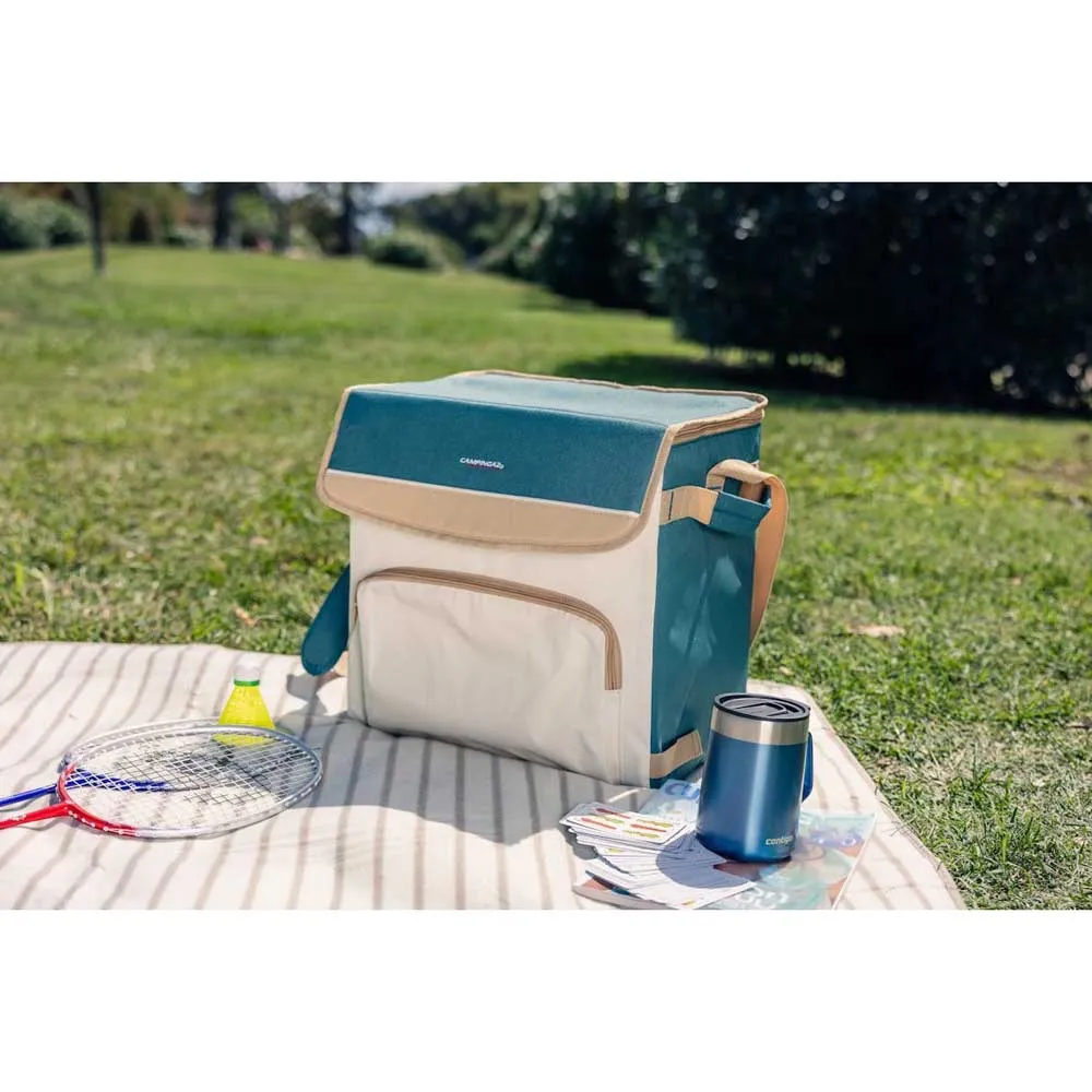 Купить Campingaz 2227103 Мягкий переносной кулер Fold´N Cool-30L Folding Grey / Dark Blue 40x8x37 7ft.ru в интернет магазине Семь Футов
