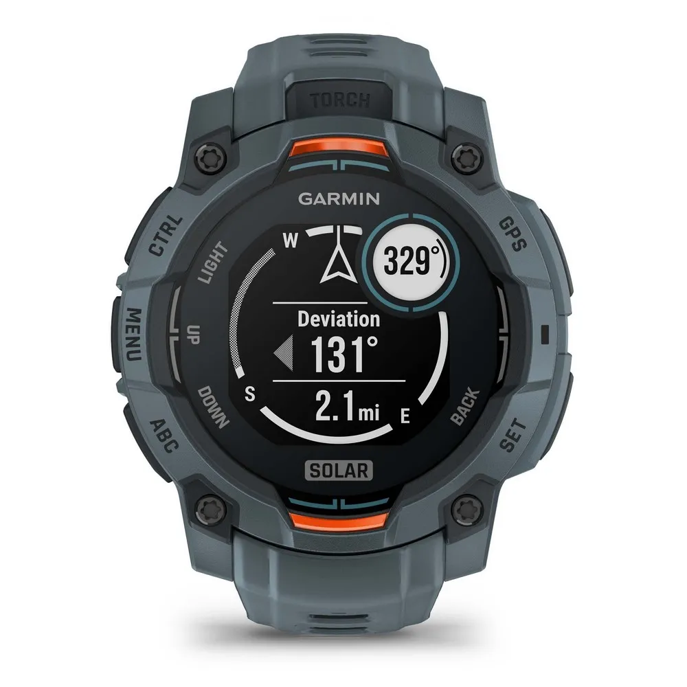 Купить Garmin 010-02934-01 Часы Instinct 3 45 mm Solar  Grey / Grey 7ft.ru в интернет магазине Семь Футов
