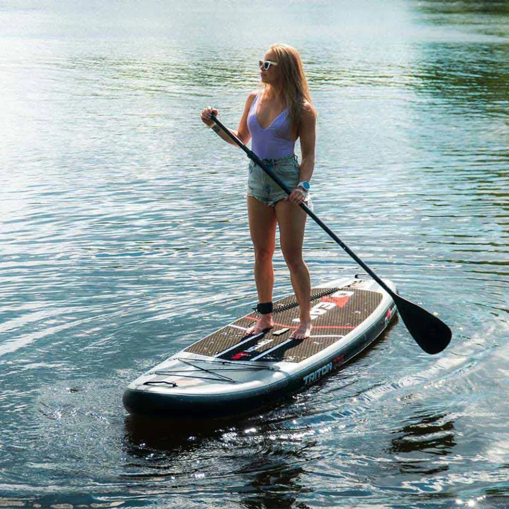 Купить Ozean 51004-br Надувной комплект для падлбординга Triton 335 Black / White / Red 92x36x30 335 cm 7ft.ru в интернет магазине Семь Футов