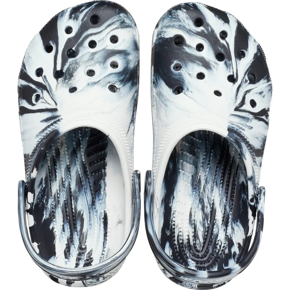 Купить Crocs 207464-066b-j1 Деревянные башмаки Classic Marbled Black / White 35x25x15 EU 32 7ft.ru в интернет магазине Семь Футов