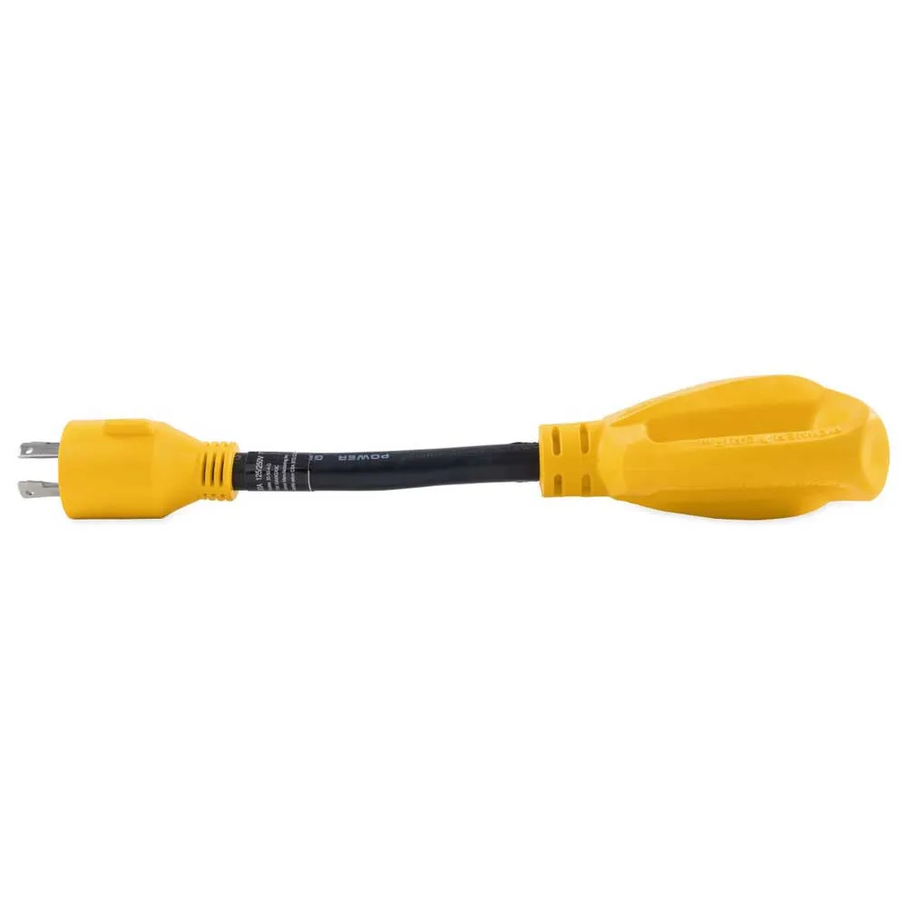 Купить Camco 17-55422 адаптер генератора 30.48 cm 50A Yellow / Black 34x11x8 7ft.ru в интернет магазине Семь Футов