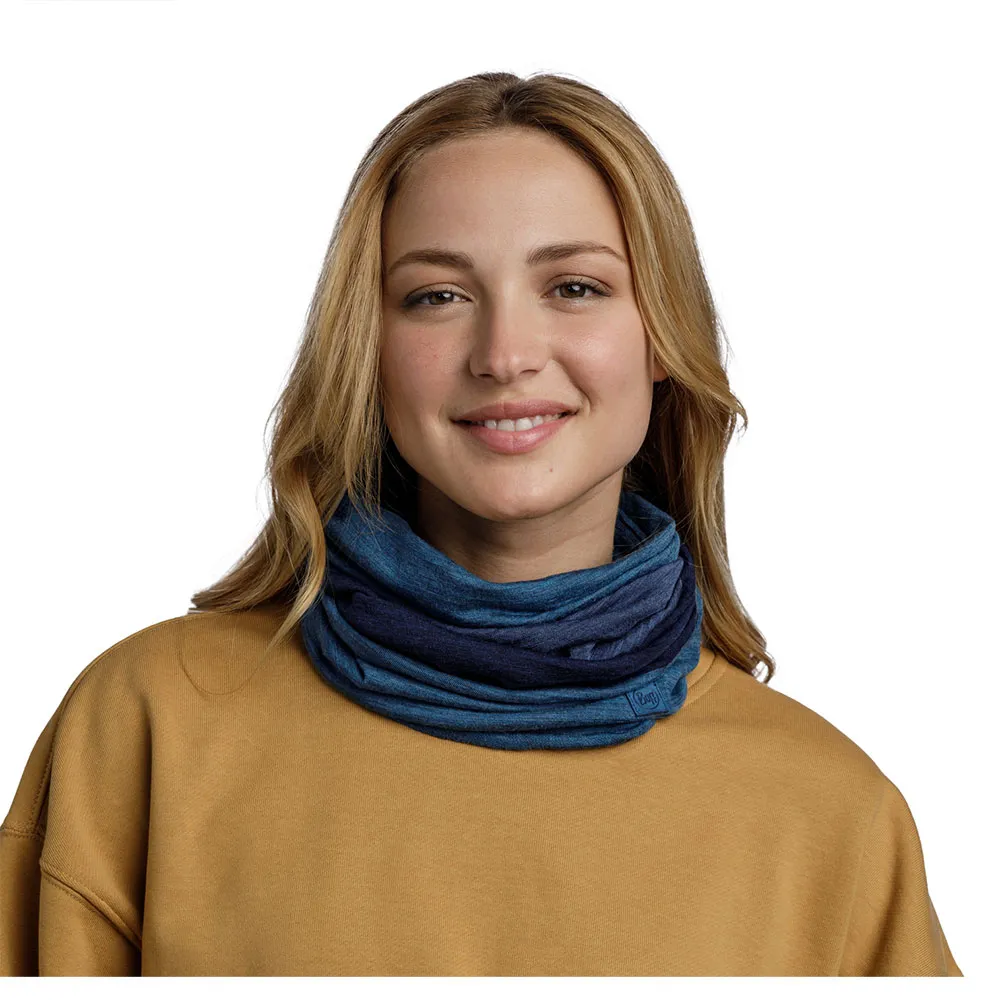 Купить Buff ® 132890.788.10.00 Шарф-хомут Merino Move Block Denim 15x10x5 7ft.ru в интернет магазине Семь Футов
