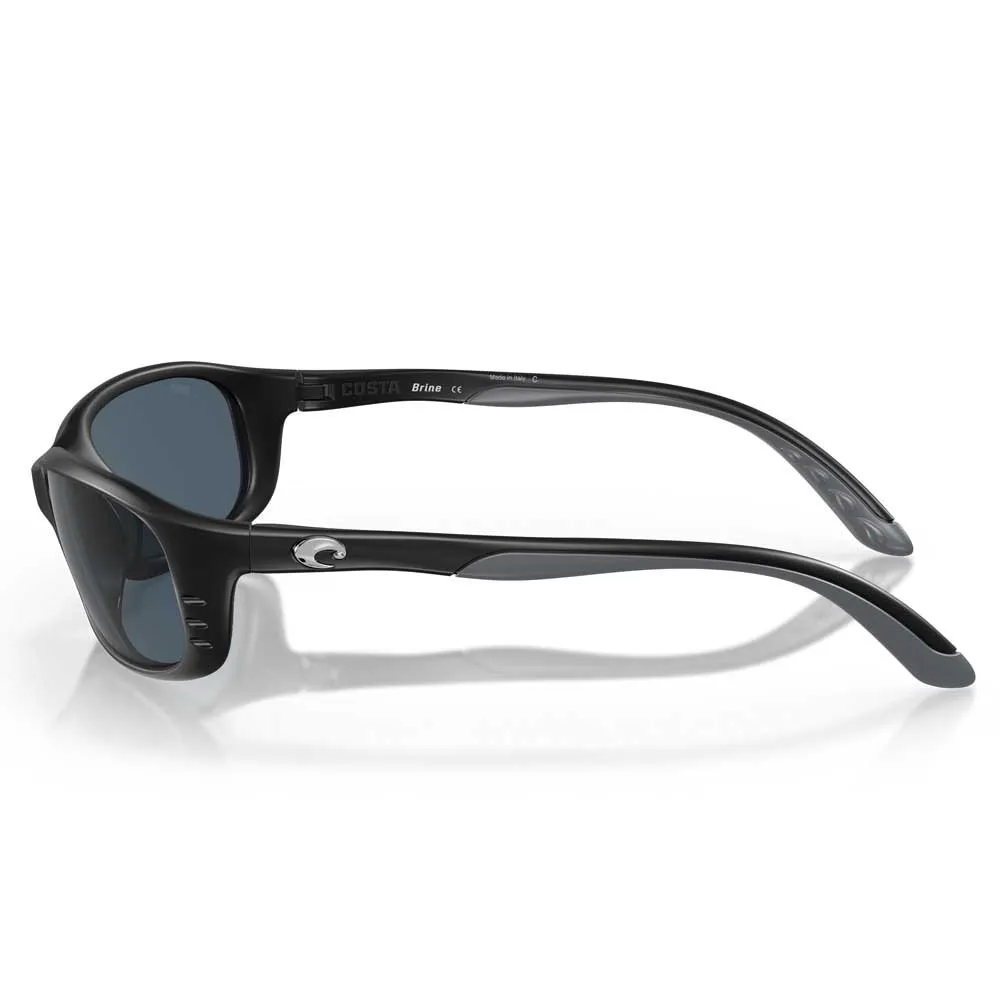 Купить Costa 06s9017-90170359 поляризованные солнцезащитные очки Brine Matte Black 25x12x10 Gray 580P/CAT3 7ft.ru в интернет магазине Семь Футов