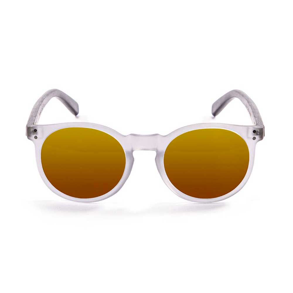 Купить Ocean sunglasses 55012.6 Деревянные поляризованные солнцезащитные очки Lizard White Transparent / Red 7ft.ru в интернет магазине Семь Футов