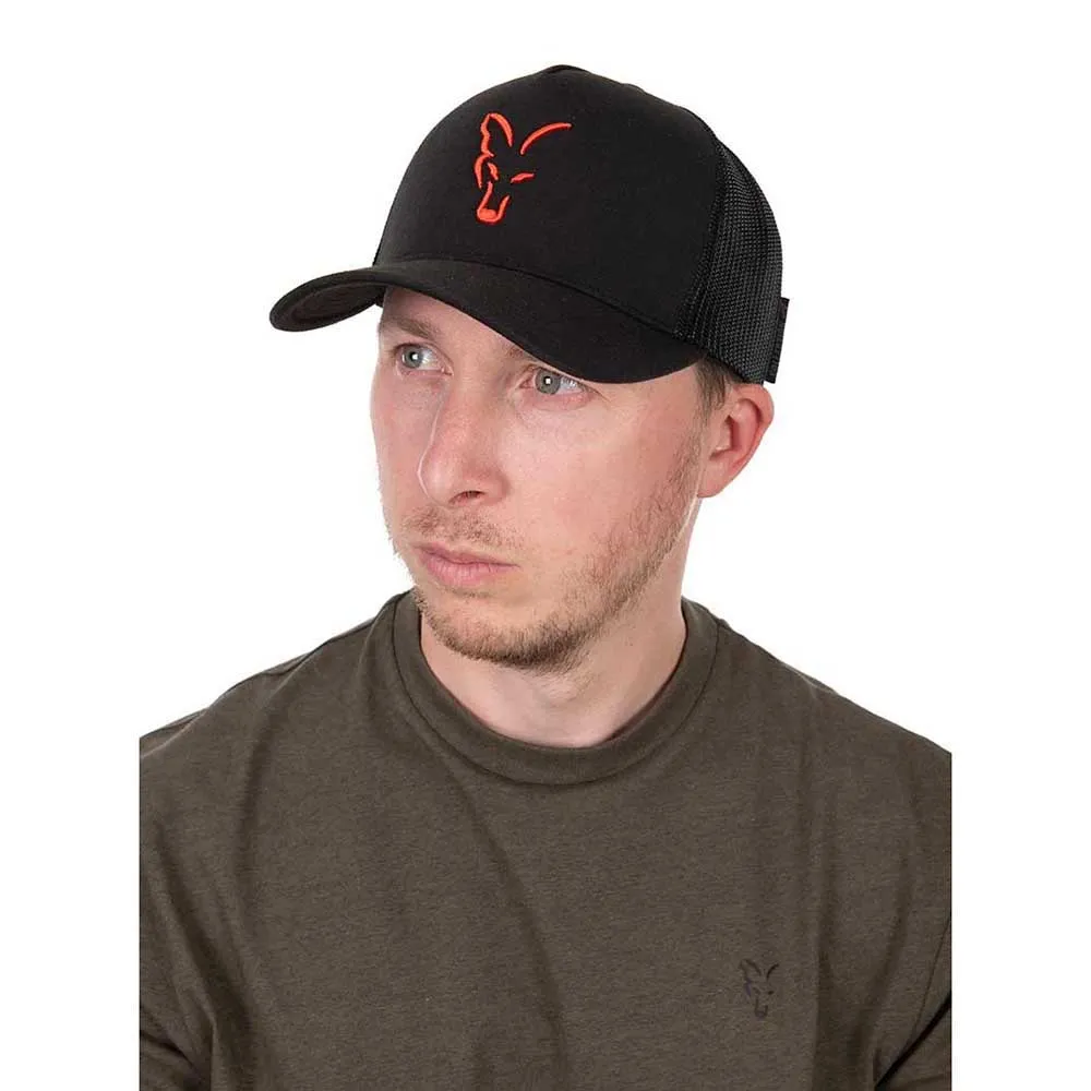 Купить Fox international chh034 Кепка Trucker Collection Black / Orange 15x10x5 7ft.ru в интернет магазине Семь Футов