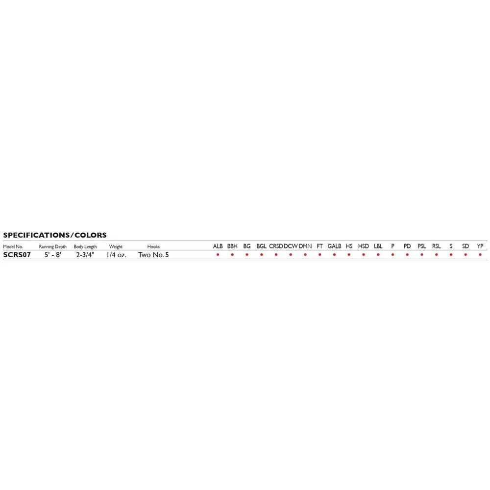 Купить Rapala 22677225937 Crankbait Scatter Rap Shad 7g 70 mm BBH 10x7x5 7ft.ru в интернет магазине Семь Футов