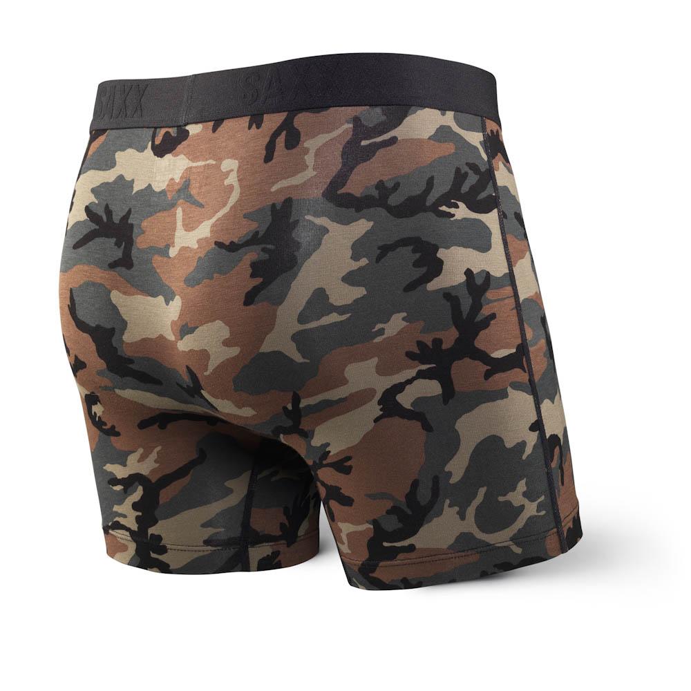 Купить SAXX Underwear SXBM35.WDL.XS Боксёр Vibe Коричневый  Woodland Camo XS 7ft.ru в интернет магазине Семь Футов