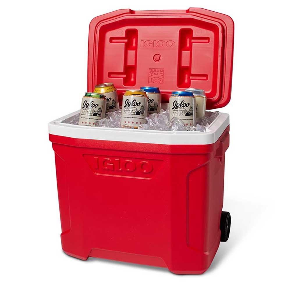 Купить Igloo coolers 34675 Profile 26L жесткий портативный холодильник на колесиках Red 46 x 33 x 42 cm 7ft.ru в интернет магазине Семь Футов