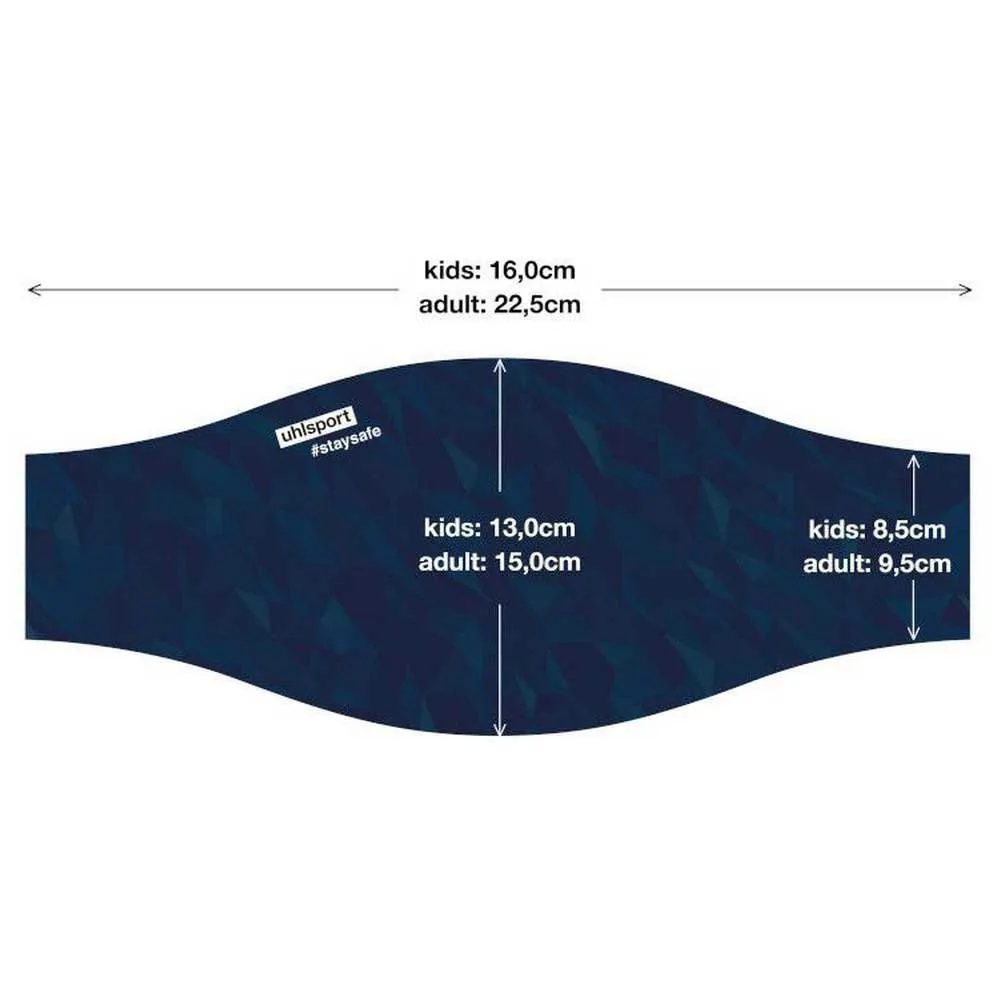 Купить Uhlsport 100111401-nosize защитная маска Advanced Blue 10x10x1 7ft.ru в интернет магазине Семь Футов