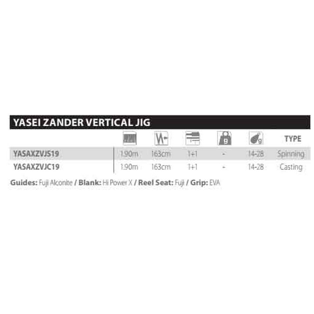 Купить Shimano fishing YASAXZVJS19 Yasei Zander Vertical Jig Спиннинговая Удочка  Black 1.90 m  7ft.ru в интернет магазине Семь Футов