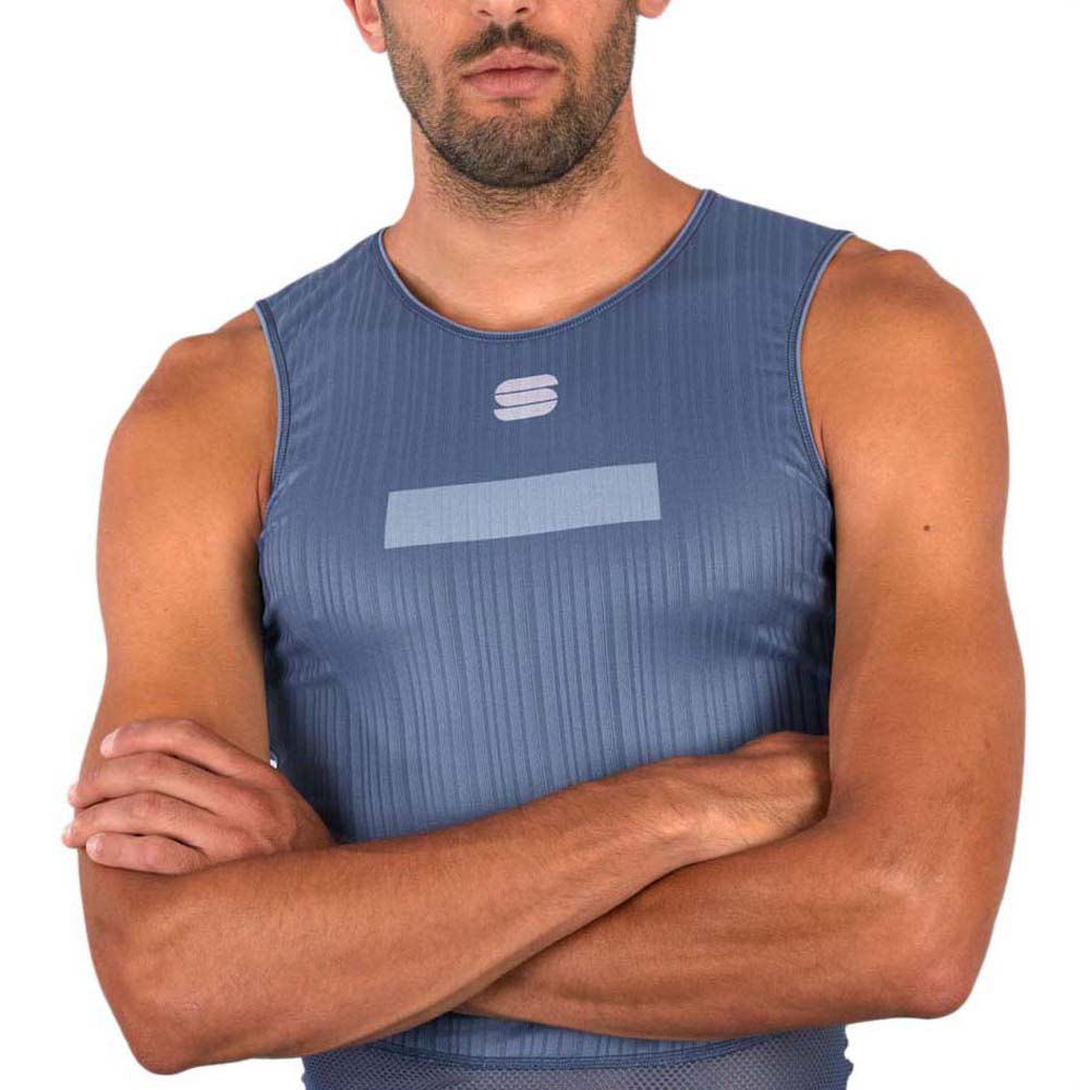 Купить Sportful 1120075-435-XXL Безрукавная базовая футболка Pro Голубой Blue Sea / Cement 2XL 7ft.ru в интернет магазине Семь Футов