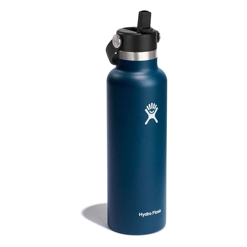 Купить Hydro flask S21FS464 622ml Стандарт гибкий Солома Крышка Термо Голубой Indigo 7ft.ru в интернет магазине Семь Футов