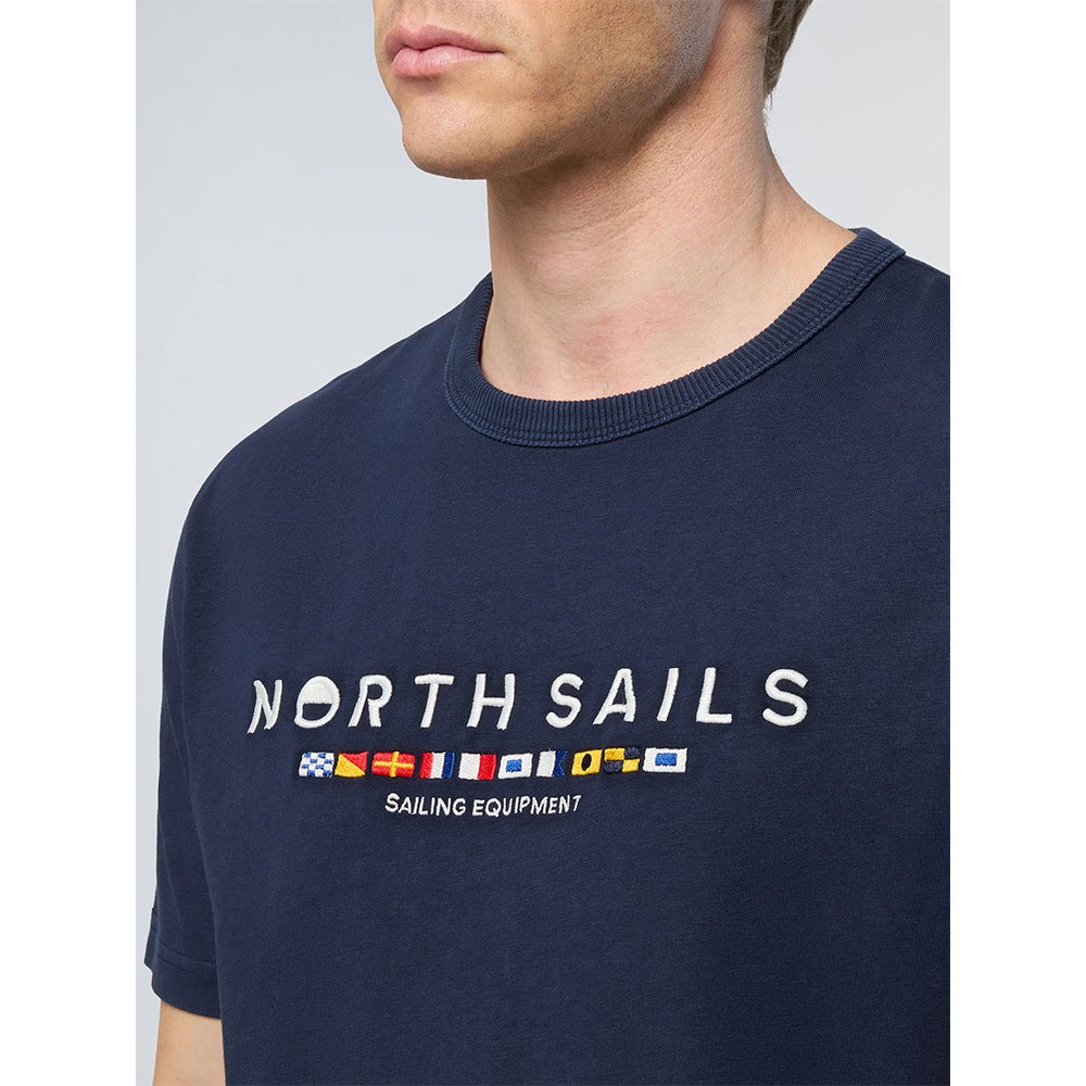 Купить North sails 692863-0802-XS Футболка с коротким рукавом Print Голубой Navy Blue XS 7ft.ru в интернет магазине Семь Футов