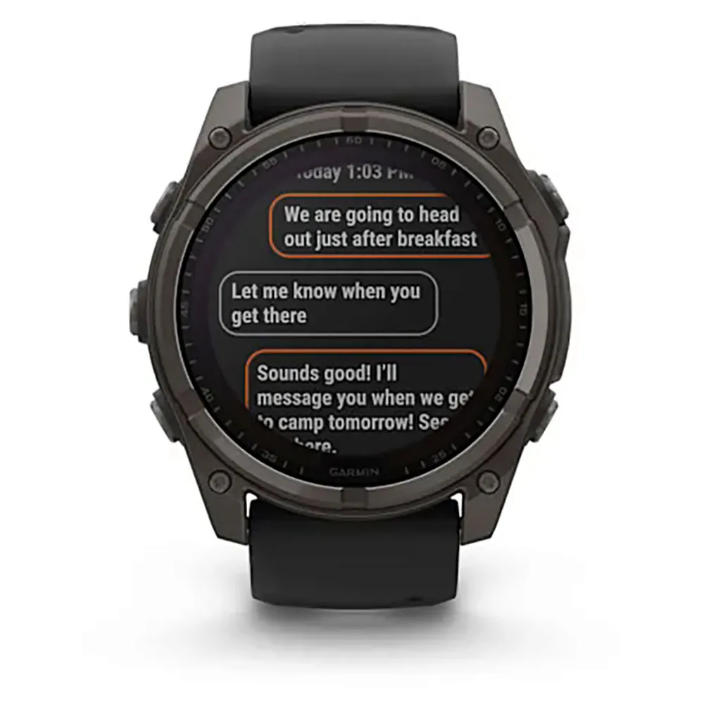 Купить Garmin 010-02907-11 Часы Fenix 8 51 mm Solar Sapphire  Black / Carbon Gray DLC Titanium 7ft.ru в интернет магазине Семь Футов