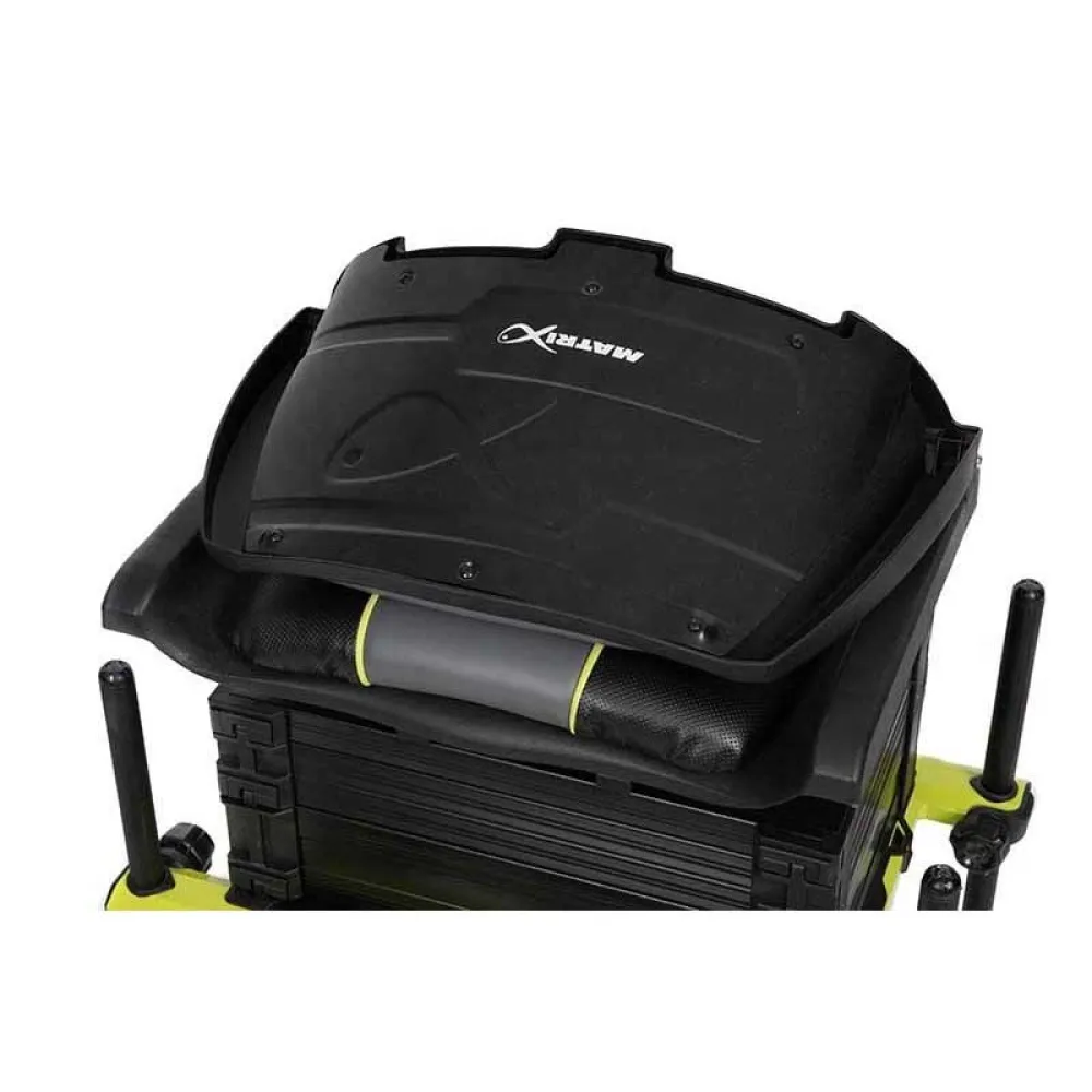 Купить Matrix fishing gmb201 рыболовный ящик с сиденьем F25 Pro Seat Lime 100x80x40 7ft.ru в интернет магазине Семь Футов