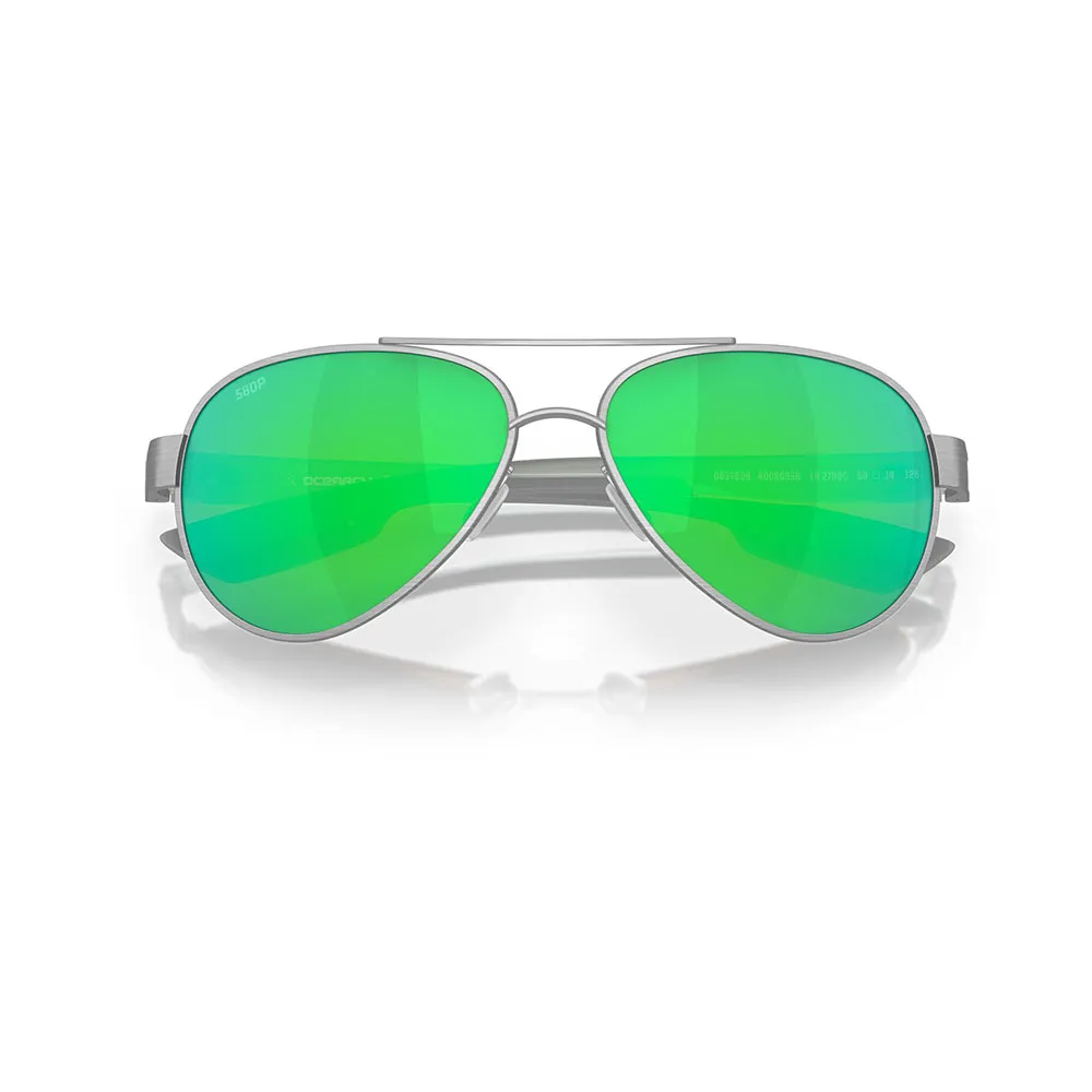 Купить Costa 06S4006-40060956 Поляризованные солнцезащитные очки Loreto Mirror Oc Ocearch Silver Green Mirror 580P/CAT2 7ft.ru в интернет магазине Семь Футов