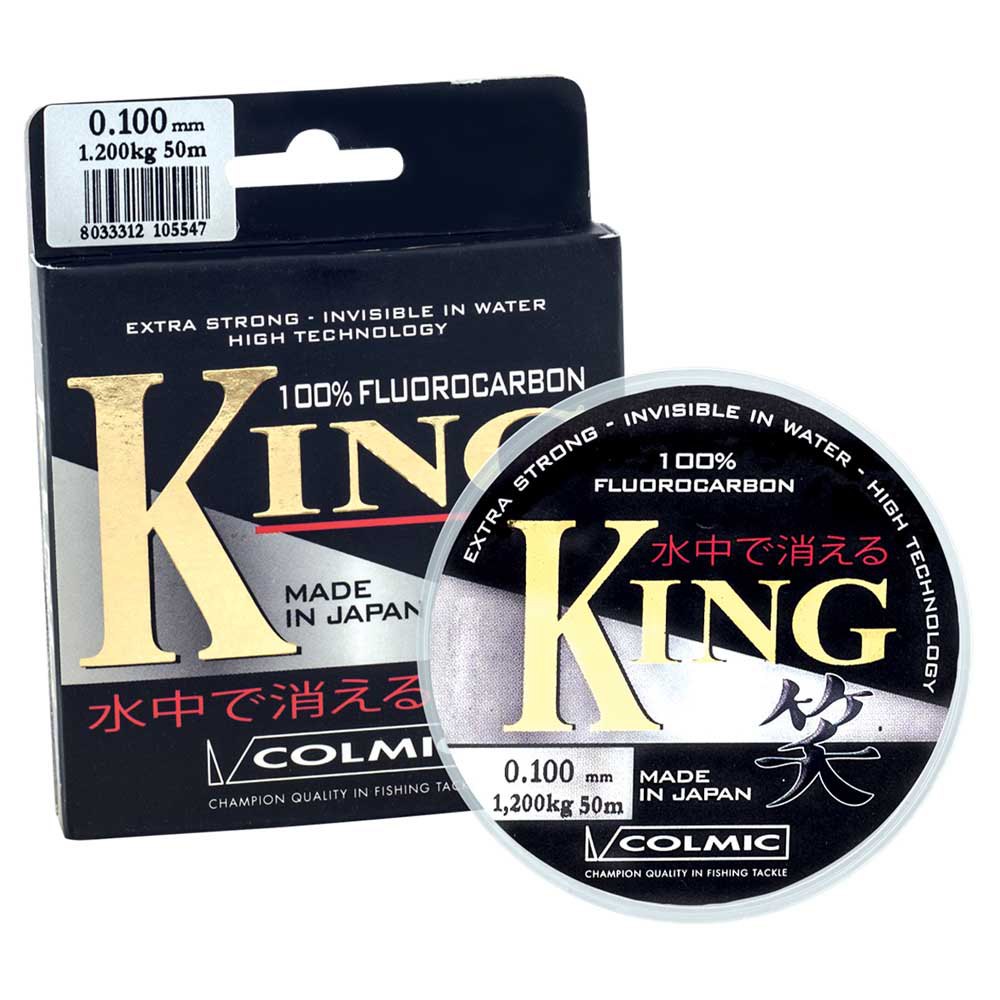 Купить Colmic NYKI12 фторуглерод King 50 m  Light Grey 0.128 mm 7ft.ru в интернет магазине Семь Футов