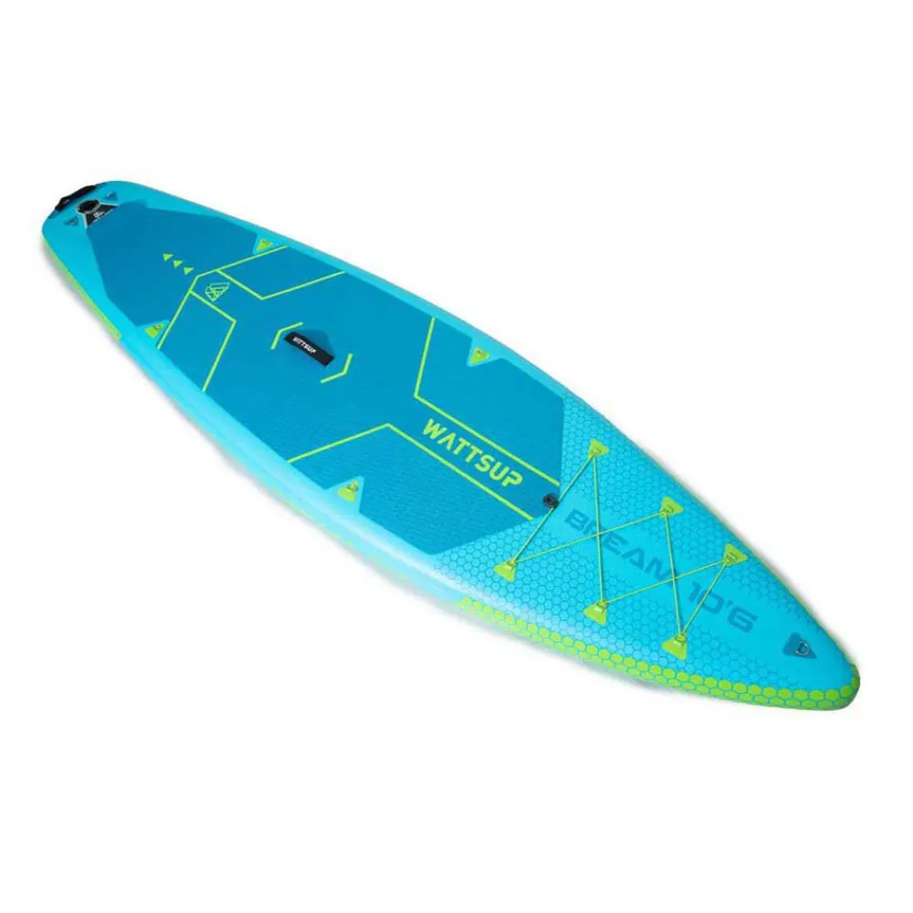 Купить Wattsup pb-wbrm106k Надувной комплект для падлбординга Bream Combo 10´6´´ Blue / Lime 97x26x46 320 cm 7ft.ru в интернет магазине Семь Футов