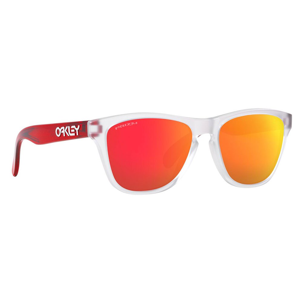 Купить Oakley OJ9009-0848 Frogskins XXS Prizm Молодежные солнцезащитные очки Matte Clear Prizm Ruby/CAT3 7ft.ru в интернет магазине Семь Футов