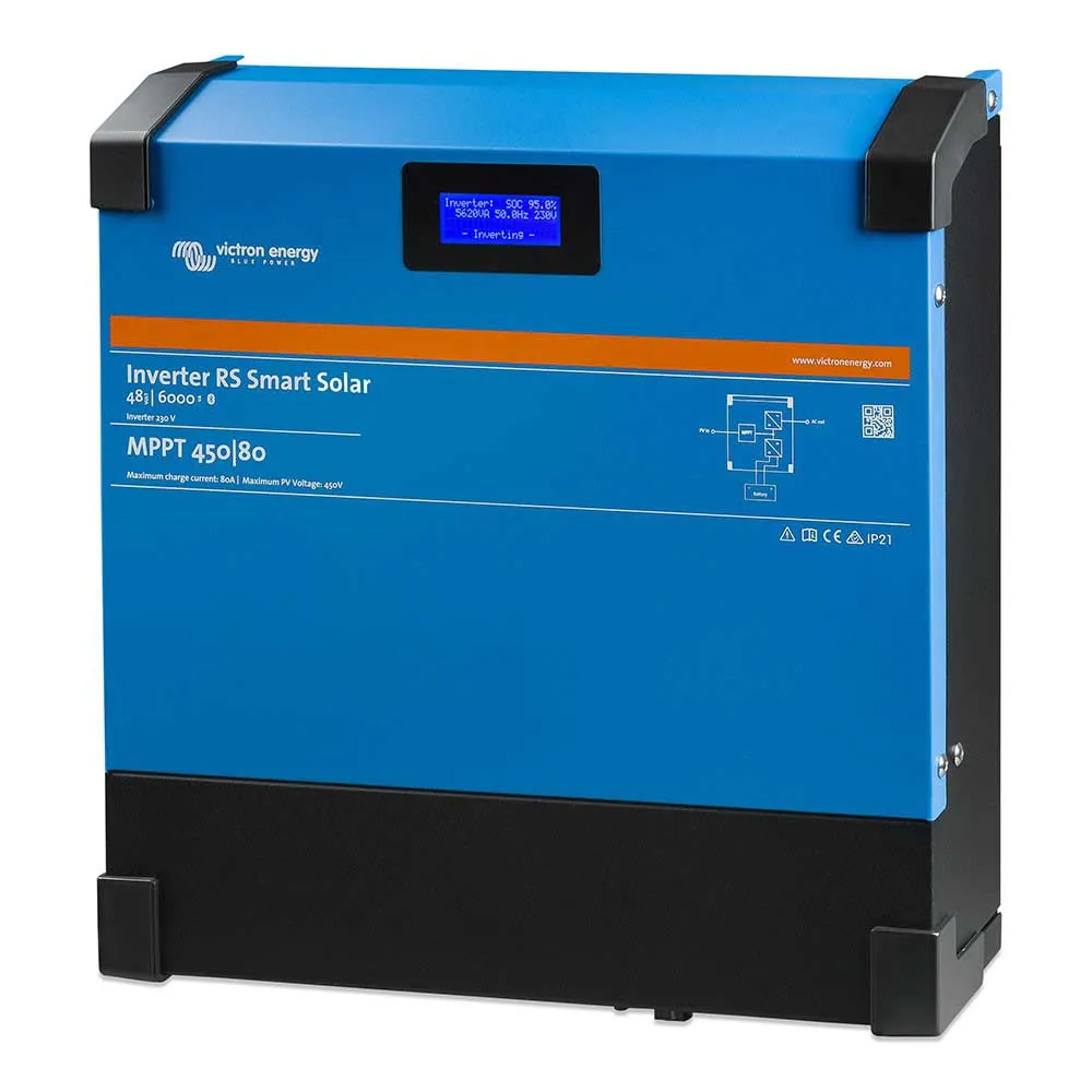 Купить Victron energy nt-1435 инвертор RS Smart Solar 48/6000 230V Blue 21x53x48 7ft.ru в интернет магазине Семь Футов