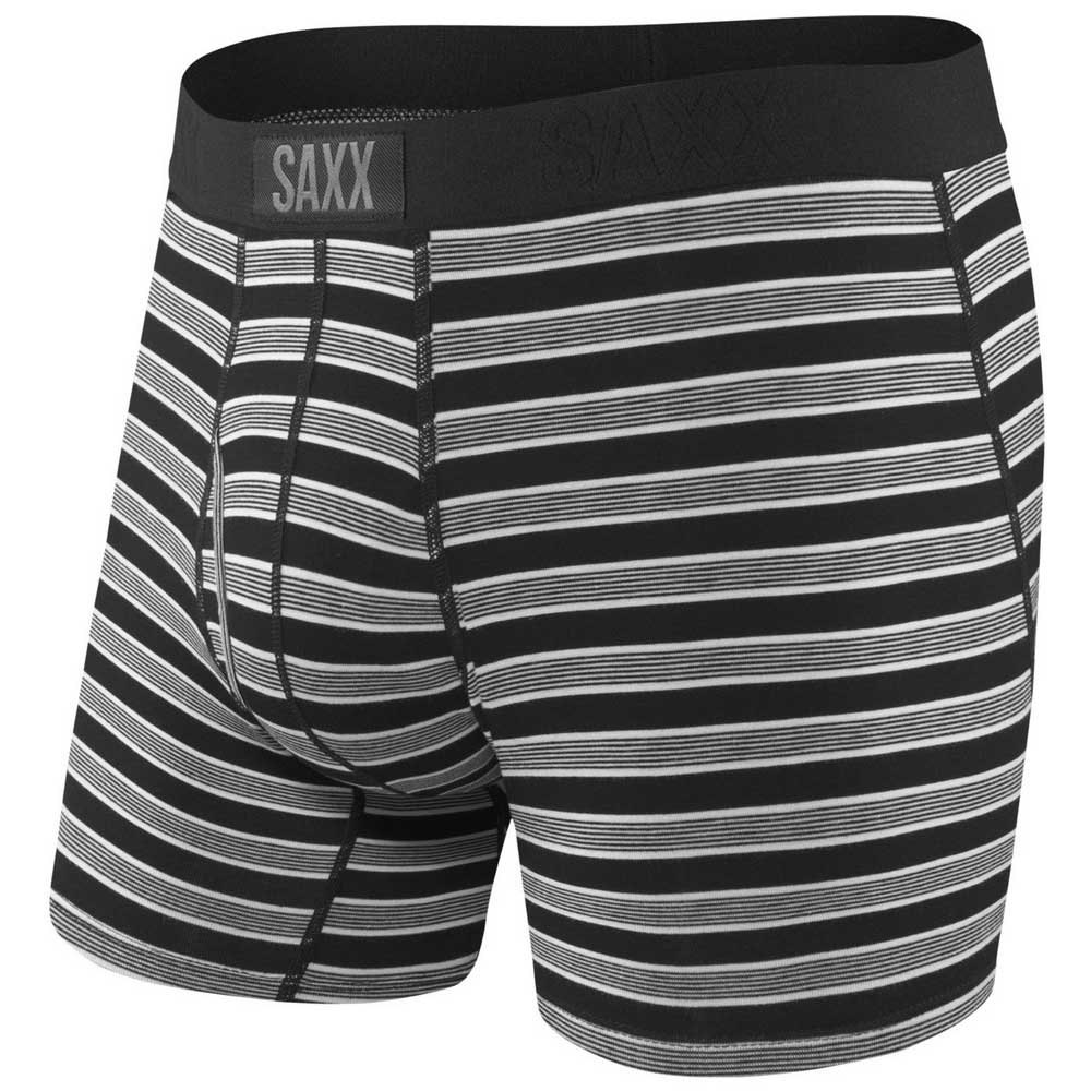 Купить SAXX Underwear SXBB30F.BCP.XL Боксёр Ultra Fly Черный  Black Crew Stripe XL 7ft.ru в интернет магазине Семь Футов