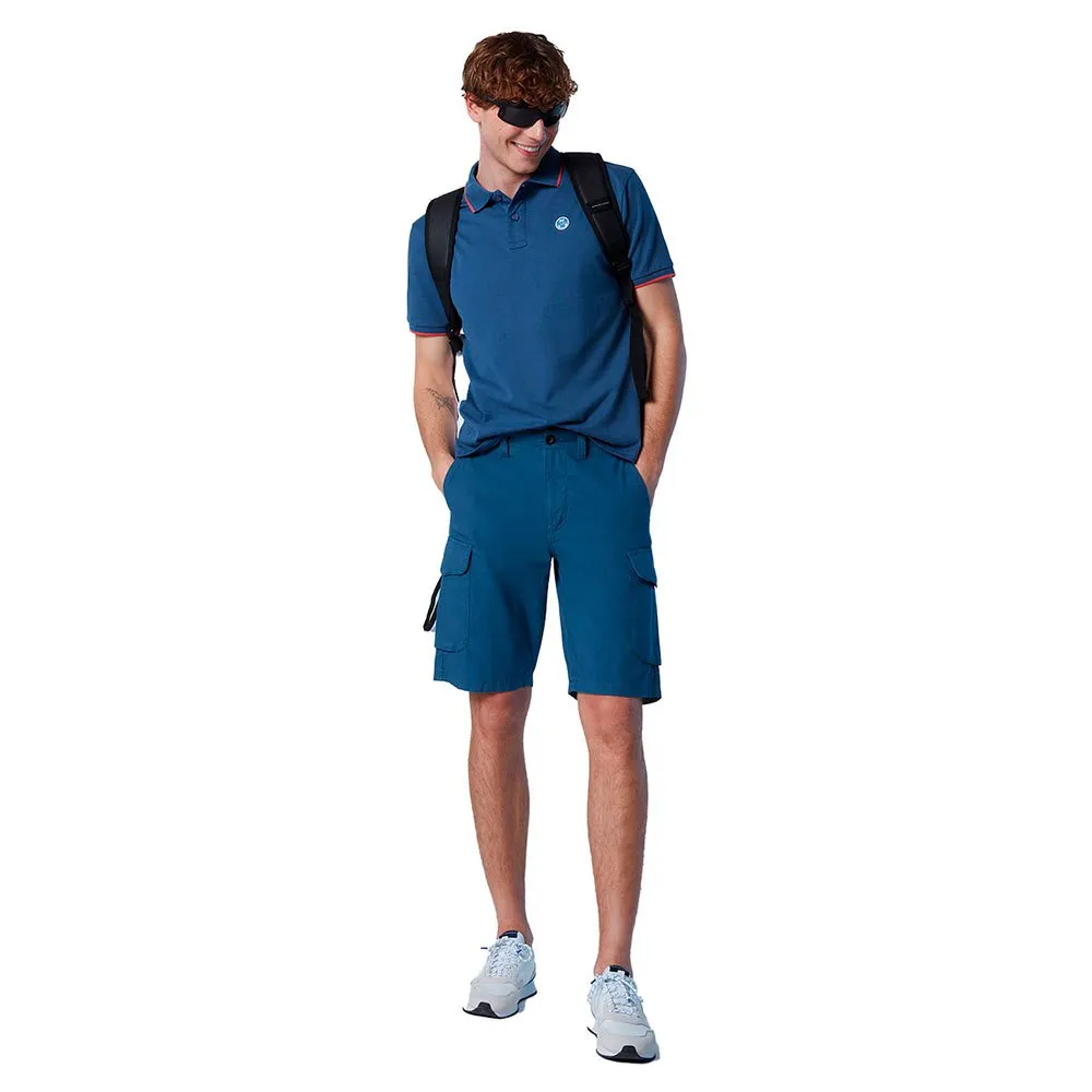 Купить North sails 692397-0787-3XL Поло с короткими рукавами Graphic 692397 Голубой Dark Denim 3XL 7ft.ru в интернет магазине Семь Футов