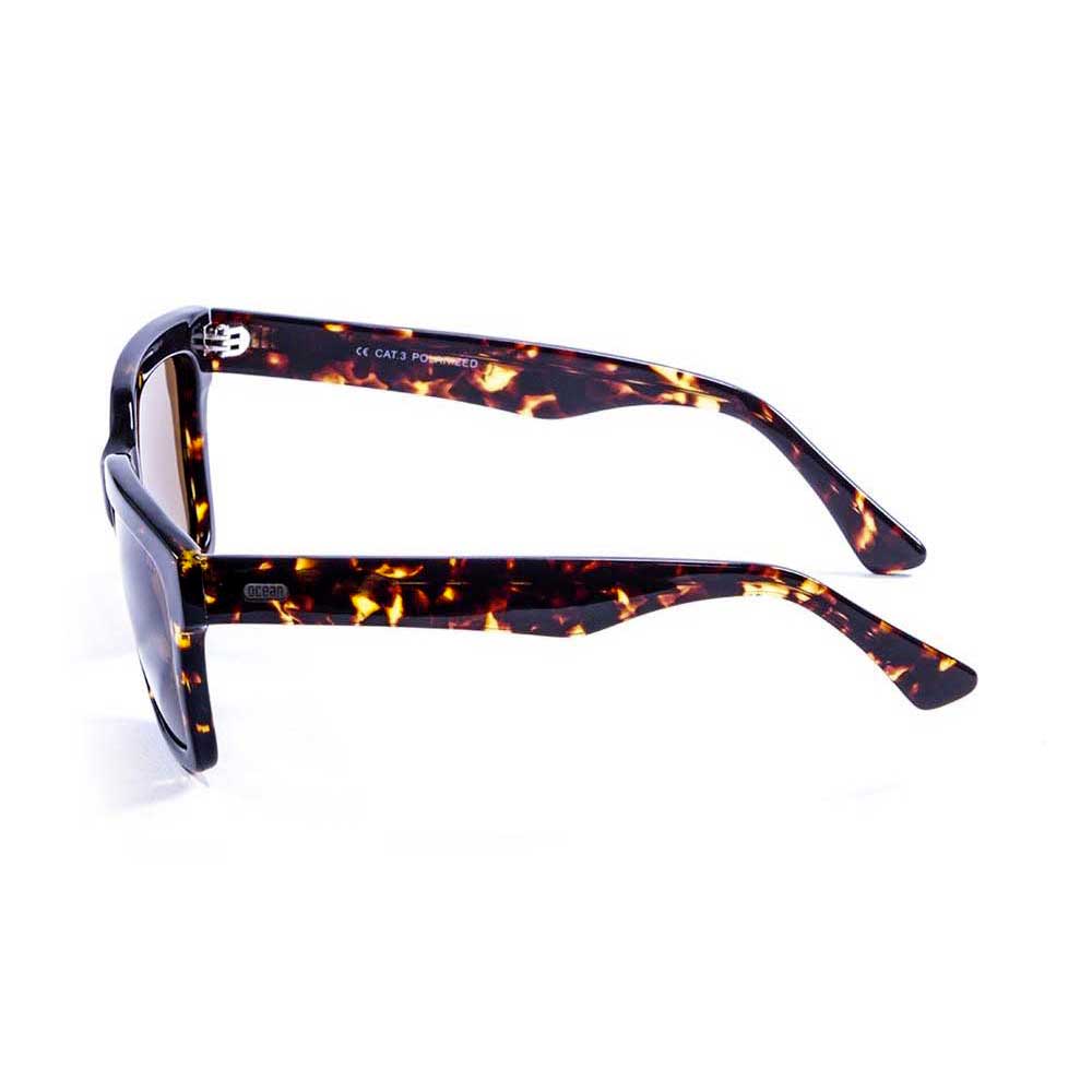 Купить Ocean sunglasses 63000.1 поляризованные солнцезащитные очки Jaws Demy Dark Brown 7ft.ru в интернет магазине Семь Футов