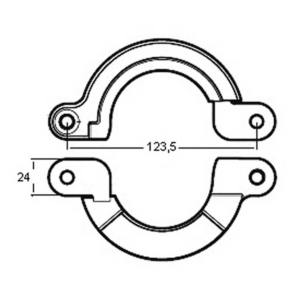 Купить Tecnoseal 2626719 Yanmar SD 20-30-40-50-60 Цинк Воротник Анод  Silver 7ft.ru в интернет магазине Семь Футов