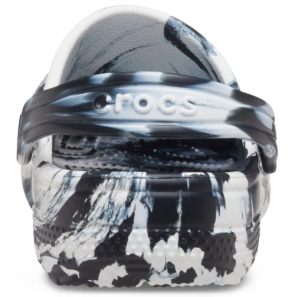 Купить Crocs 207464-066b-j1 Деревянные башмаки Classic Marbled Black / White 35x25x15 EU 32 7ft.ru в интернет магазине Семь Футов
