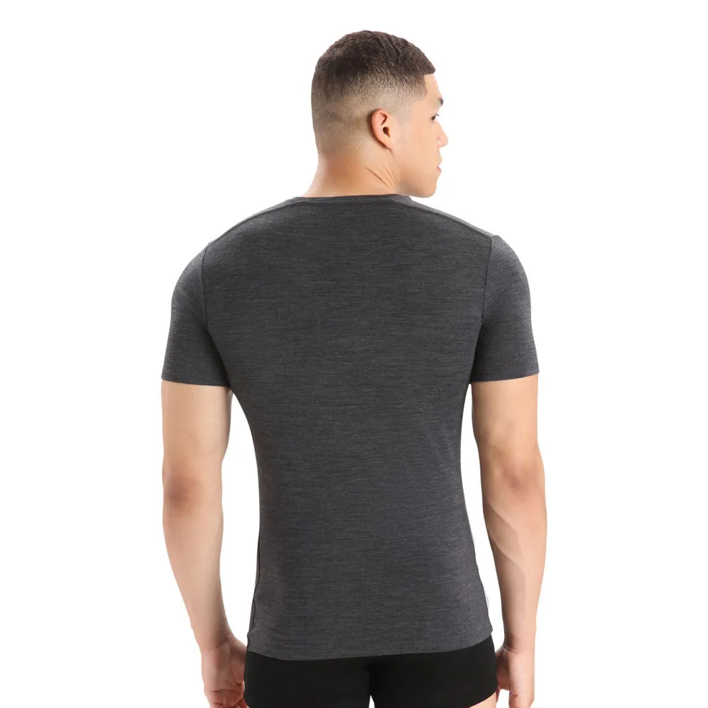 Купить Icebreaker 103033011L Базовый слой с коротким рукавом Merino 150 Anatomica Серый Jet Heather 011 L 7ft.ru в интернет магазине Семь Футов