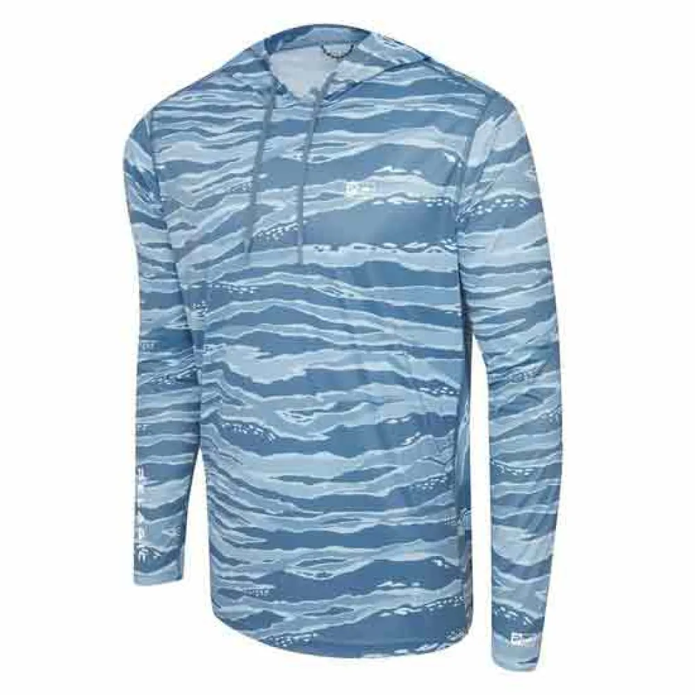 Купить Pelagic 1015261000-pet-xxxl Худи с УФ-защитой Vaportek Wahoo Camo Petrol 35x25x10 3XL 7ft.ru в интернет магазине Семь Футов
