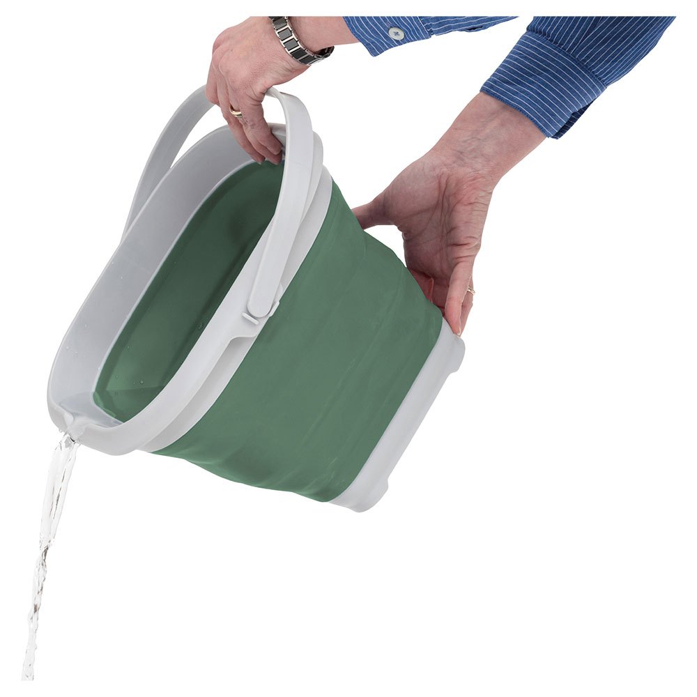 Купить Outwell 651121 Складное квадратное ведро и крышка Бесцветный Shadow Green 7ft.ru в интернет магазине Семь Футов
