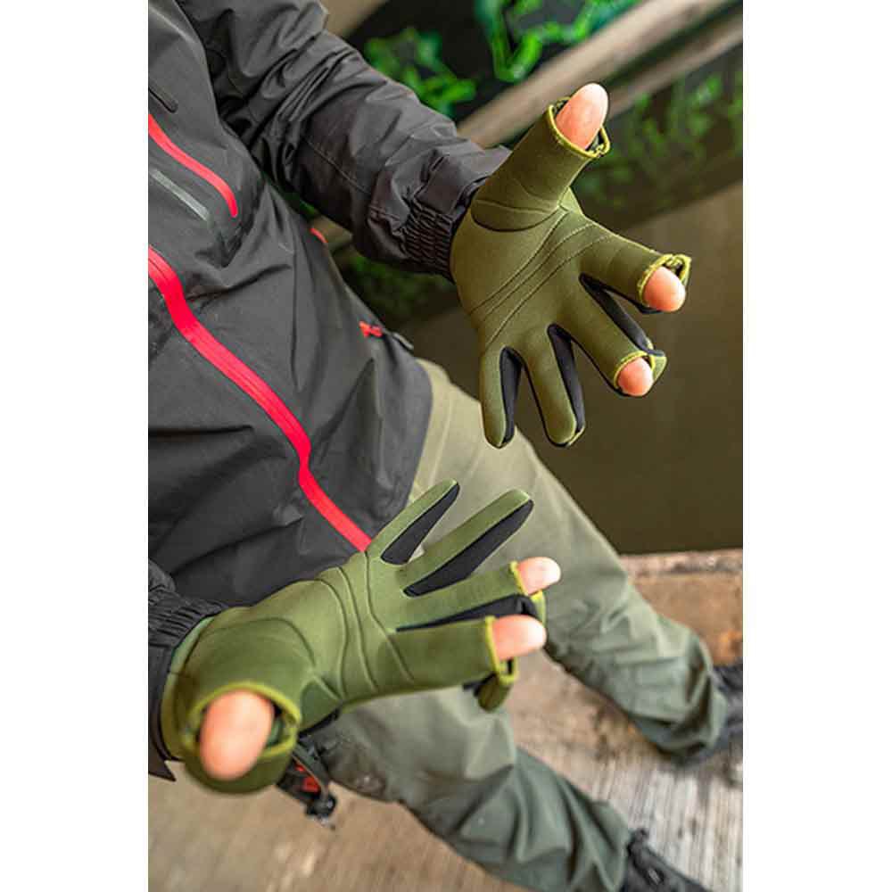 Купить Korum K0350071 Перчатки Neoteric Зеленый  Dark Green 7ft.ru в интернет магазине Семь Футов