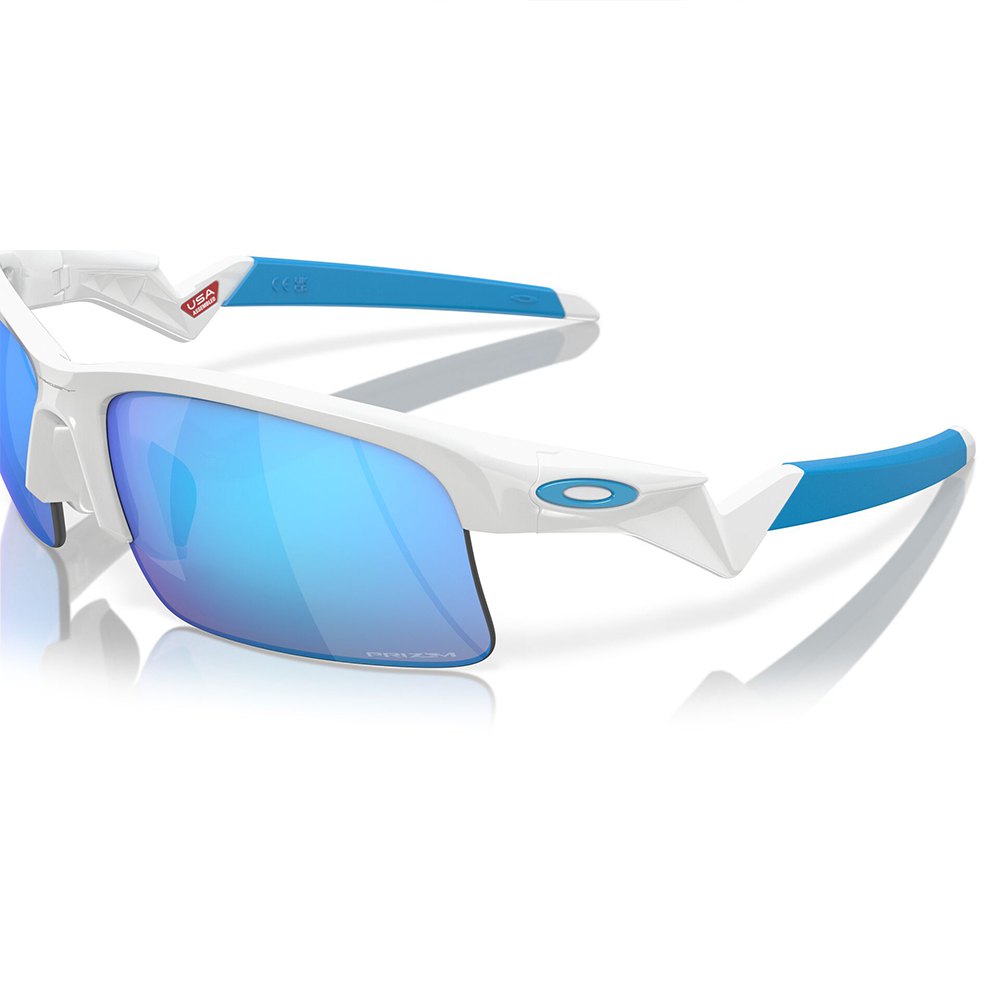 Купить Oakley 0OJ9013 62 901302 Солнцезащитные очки для молодежи Capacitor Polished White Prizm Sapphire/CAT3 7ft.ru в интернет магазине Семь Футов