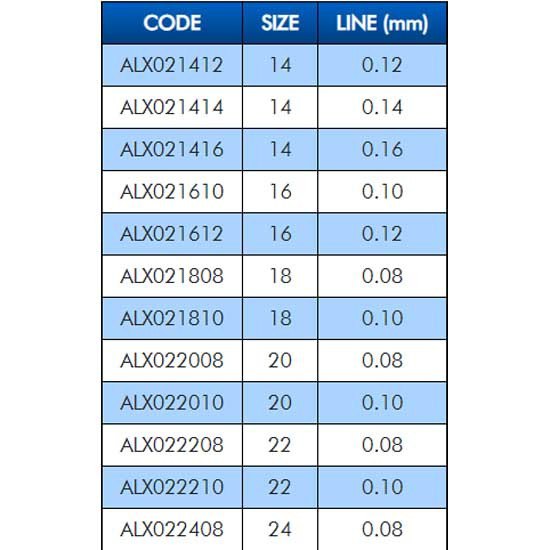 Купить Colmic ALX021414 крючок с бородкой N1000 0.140 mm 70 cm Nickel 14 7ft.ru в интернет магазине Семь Футов