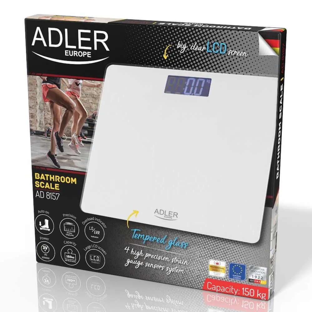 Купить Adler ad 8157 white Весы  32x32x10 7ft.ru в интернет магазине Семь Футов