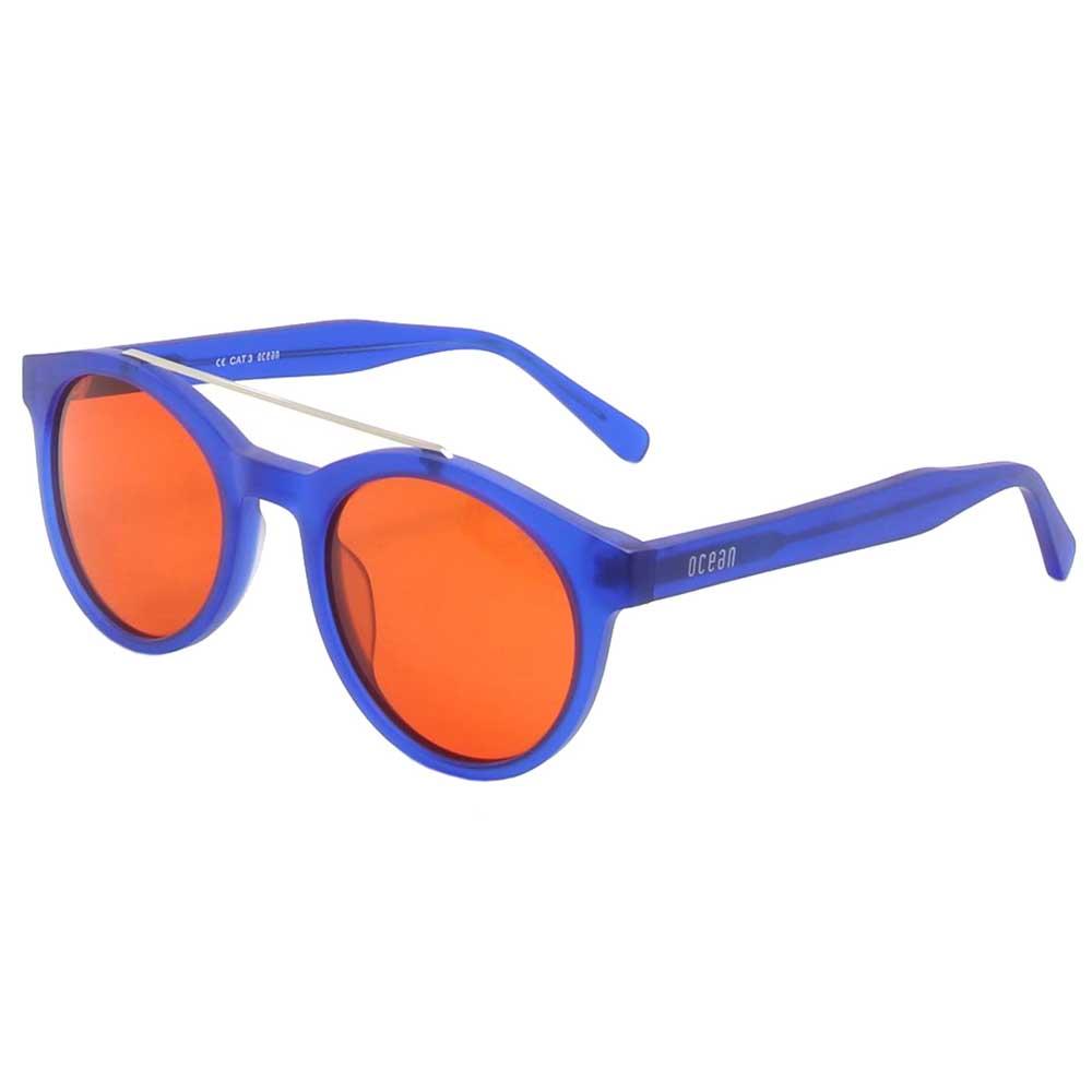 Купить Ocean sunglasses 10200.11 Солнцезащитные очки Tiburon Transparent Frosted Blue Red/CAT3 7ft.ru в интернет магазине Семь Футов